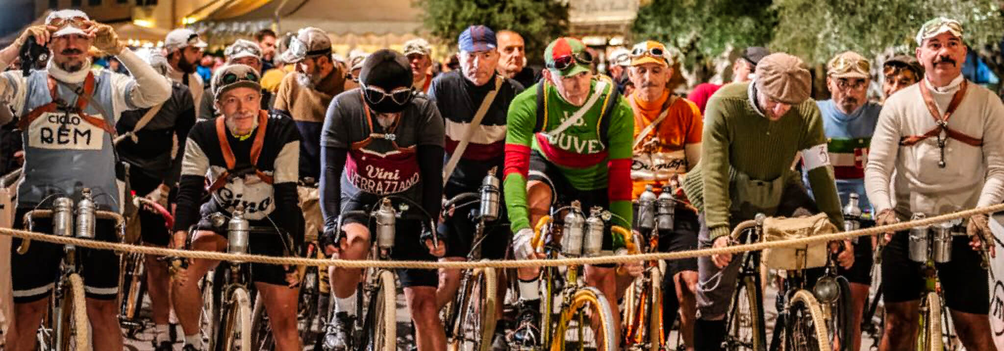 Eroica Bike Tours. Cycling vintage vent in Gaiole in Chianti, Tuscany.